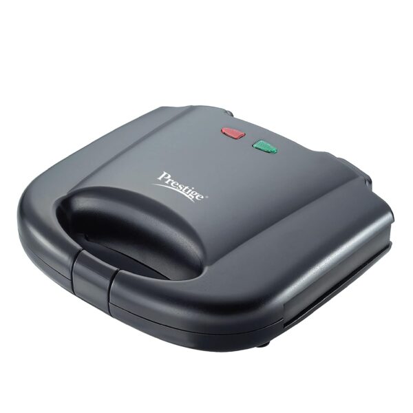 Prestige PGMFB 800 Watt Grill Sandwich Toaster with Fixed Grill Plates, Black - Image 3