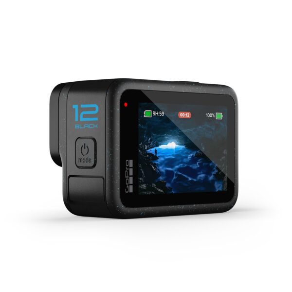 GoPro Hero12 Bundle Pack - Includes Hero12 Action Camera, 2-Batteries, Floating Hand Grip, Head Strap, Curved Adhesive Mount, Mounting Buckle, Carrying Case (1-Yr International + 1-Yr India Warranty - Image 7