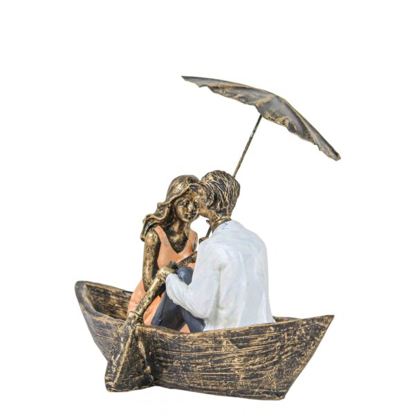 TIED RIBBONS Valentine Gift for Girlfriend Boyfriend Husband Wife Girls Boys Birthday Wedding Anniversary Romantic Boat Couple Showpiece Statue for Home Decor Living Room Table Decoration Items - Image 4
