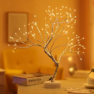 REFULGIX LED Bonsai Tree Light with 36 LEDs | Touch Sensor Table Lamp |