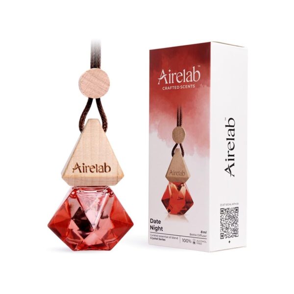 Airelab Date Night Crystal Bottle Hanging Car Perfume Aroma Diffuser With 40%