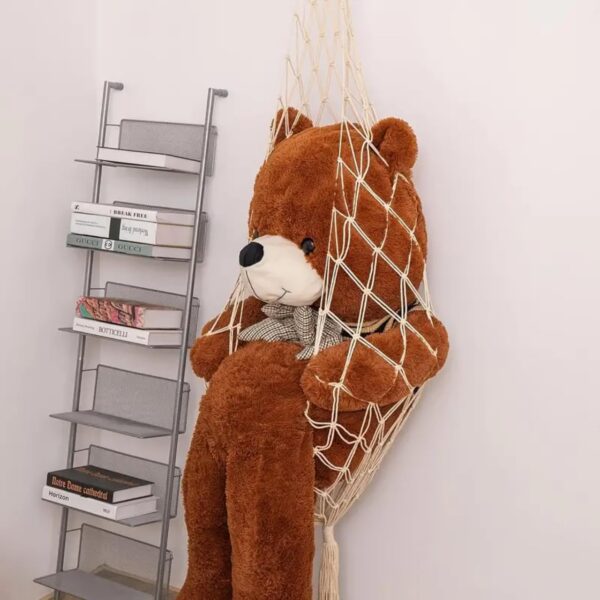 Stuffed Animal Toy Hammock, Hanging Cotton Organizer Storage for Soft Toys
