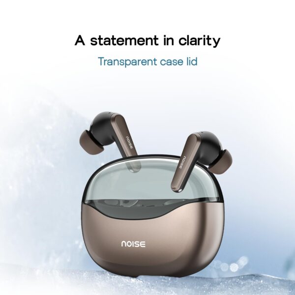 Noise Newly Launched Buds VS601 in-Ear Truly Wireless Earbuds with 50H of Playtime, Transparent case lid, Quad mic ENC, Dual Device Pairing, 10mm Driver, BT v5.3 (Copper Brown) - Image 3