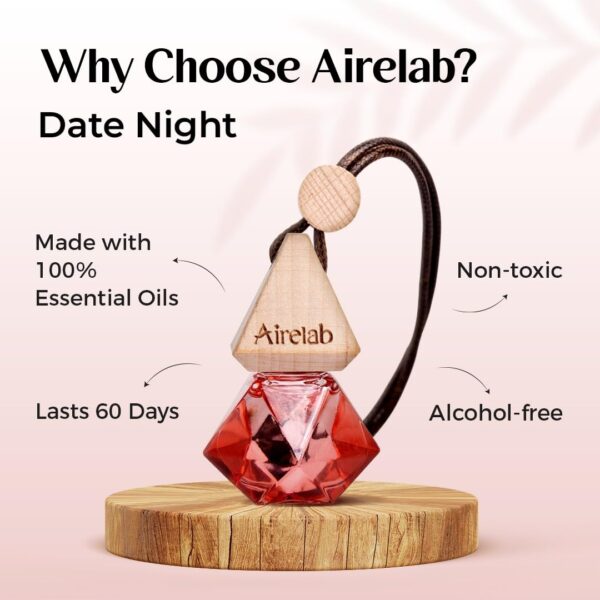 Airelab Date Night Crystal Bottle Hanging Car Perfume Aroma Diffuser With 40% - Image 4