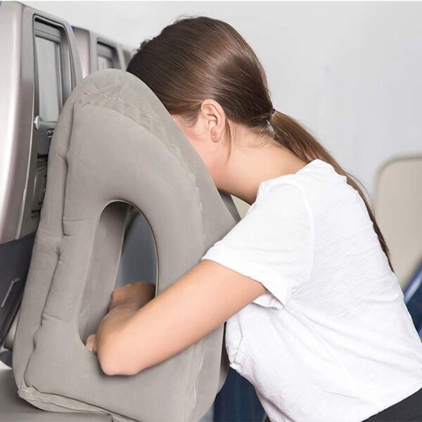 Inflatable Travel Pillow, Inflatable Neck Air Pillow for Sleeping, Support Head, Chin, Neck - Image 6