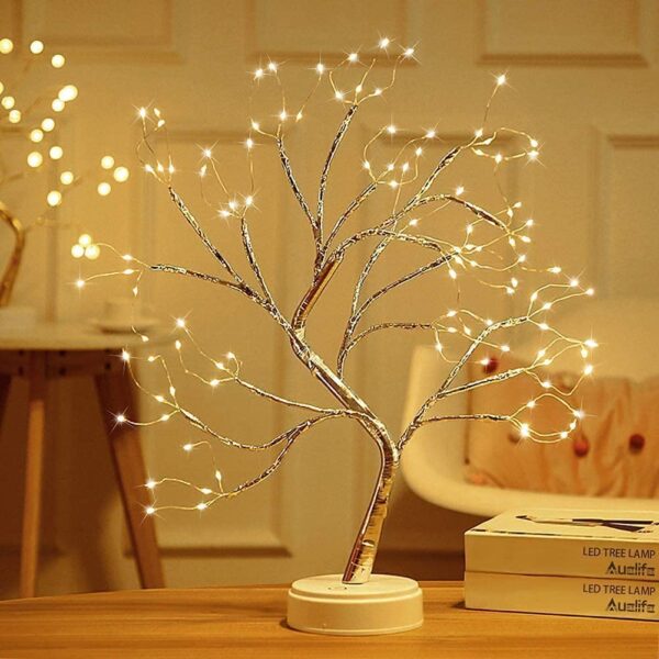 REFULGIX LED Bonsai Tree Light with 36 LEDs | Touch Sensor Table Lamp | - Image 4