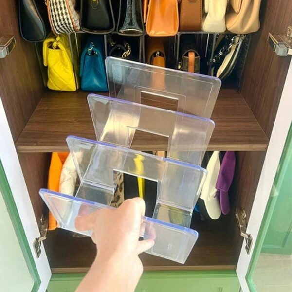 Purse Organiser Bag Stand Acrylic Organizer book stand - Image 5