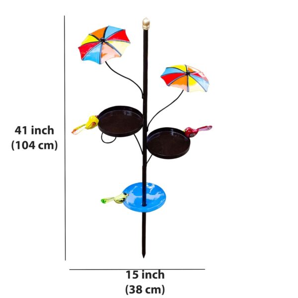 Outdoor Bird Feeder with Water Bowl & Two Seed Trays, - Image 2