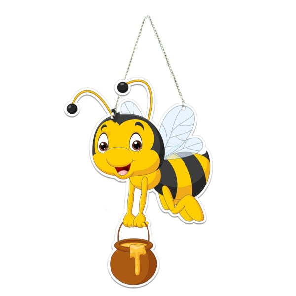 Artvibes Honey Bee Wall Hanger for Home Decor | Office | Gifts | Bedroom | Wall Decorative Items for Living Room | Door Hanging | Modern Decoration Items | Artworks Wall Hangings