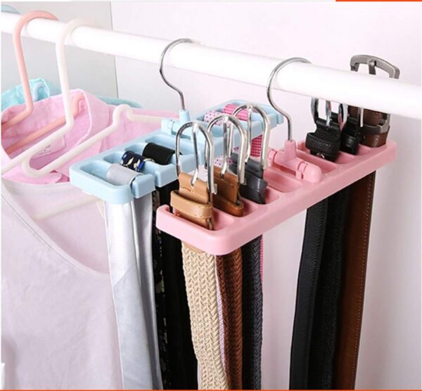 Multipurpose Belt Hangers For Wardrobe, Hanging Organizer - Image 5