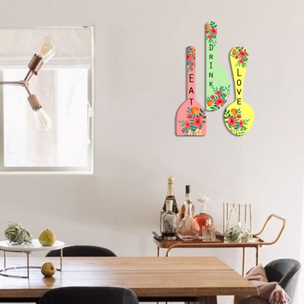 Sehaz Artworks Wall Decor Items for Bedroom | Home Decor Items for Living Room | Kitchen Hanging Decor | Kitchen Decor Items | Kitchen Wall Hanging - Spoon-0009 - Image 7