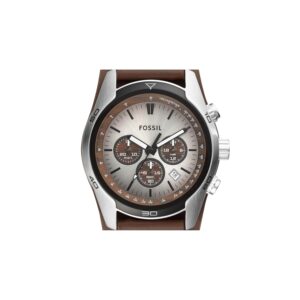Fossil Cuff Chronograph White Dial Men's Watch-CH2565