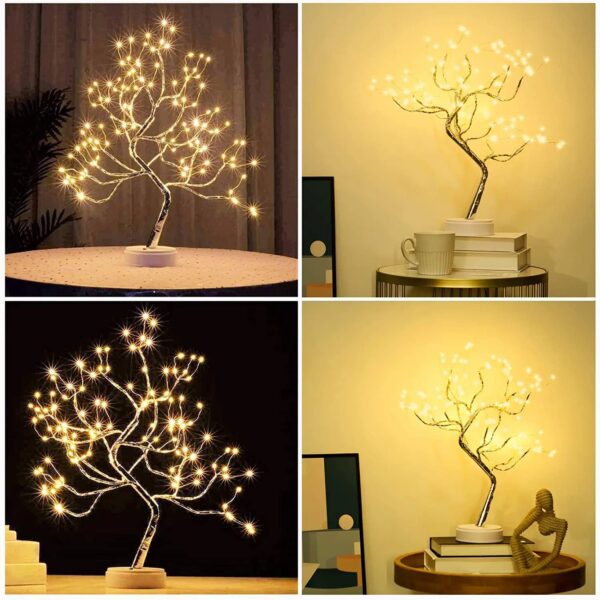 REFULGIX LED Bonsai Tree Light with 36 LEDs | Touch Sensor Table Lamp | - Image 7