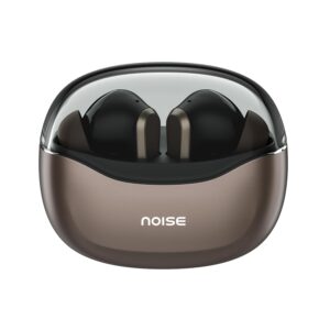 Noise Newly Launched Buds VS601 in-Ear Truly Wireless Earbuds with 50H of Playtime, Transparent case lid, Quad mic ENC, Dual Device Pairing, 10mm Driver, BT v5.3 (Copper Brown)