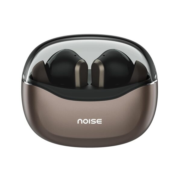 Noise Newly Launched Buds VS601 in-Ear Truly Wireless Earbuds with 50H of Playtime, Transparent case lid, Quad mic ENC, Dual Device Pairing, 10mm Driver, BT v5.3 (Copper Brown)