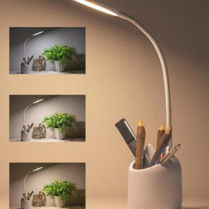 WEIRD WOLF 3 Colour Mode LED Study/Table/Desk Lamp with Pen Holder, 6 Month Warranty(Plastic, White, Pack of 1)