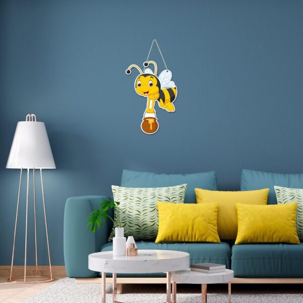Artvibes Honey Bee Wall Hanger for Home Decor | Office | Gifts | Bedroom | Wall Decorative Items for Living Room | Door Hanging | Modern Decoration Items | Artworks Wall Hangings - Image 6