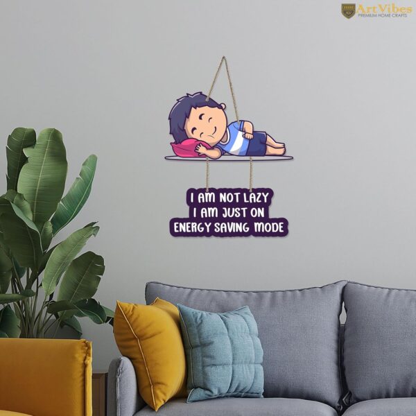 Artvibes Funny Quotes Wooden Wall Hanging with Quote for Home Decor | Office | Gifts | Living Room | Bedroom | Wooden Decorative Items | Modern Decoration | Artworks Wall Hangings