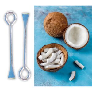 Coconut Grater Stainless Steel Rod - Coconut White Remover from Sheel