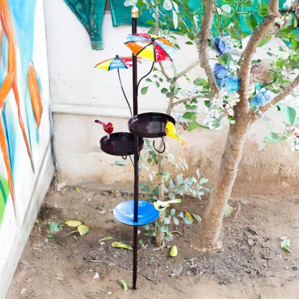 Outdoor Bird Feeder with Water Bowl & Two Seed Trays, - Image 8