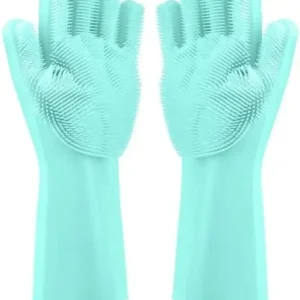 Silicon hand gloves , dish washer gloves pet care gloves kitchen cleaning gloves gloves for car washing all purpose cleaning gloves